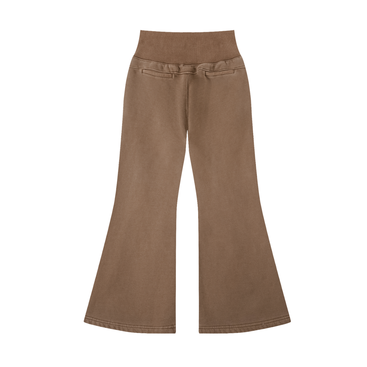 Follow the Boots (Vintage Washed Flared Fleece Pants)