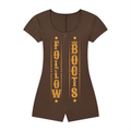 Follow the Boots (Women's Dual-Function Cape Tie-Waist Romper)