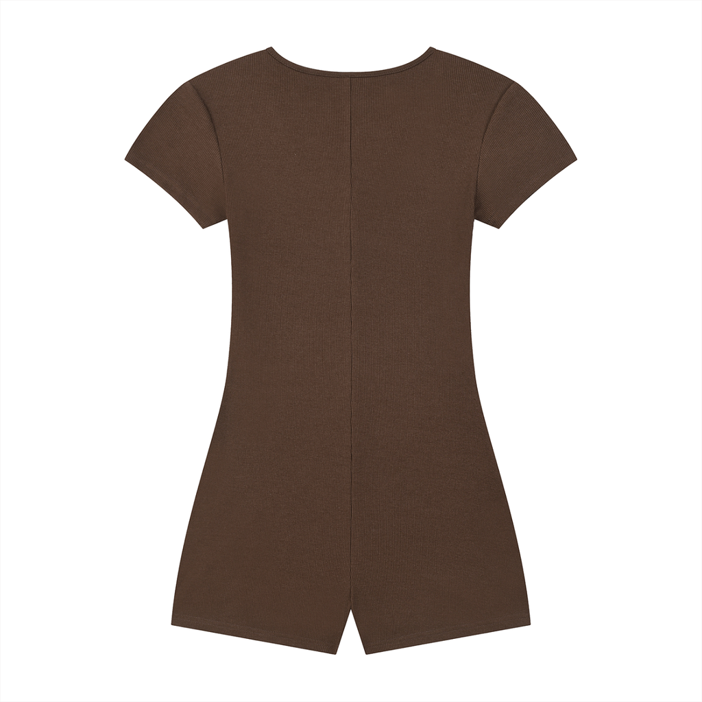 Follow the Boots (Women's Dual-Function Cape Tie-Waist Romper)