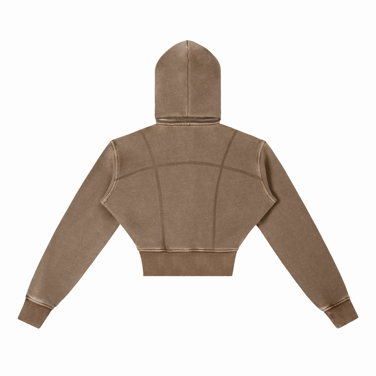 Follow the Boots (Vintage Washed Cropped Fleece Hoodie)